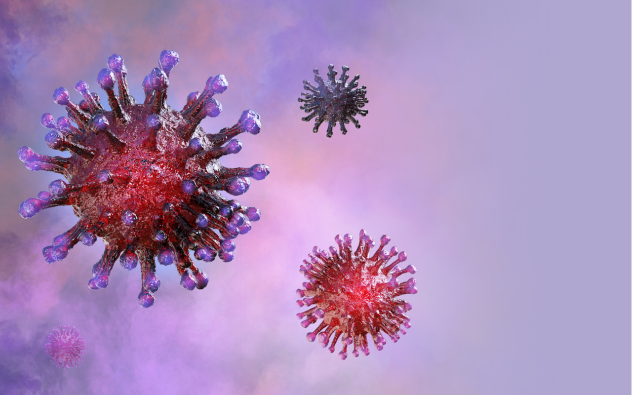 illustrasjon corona virus