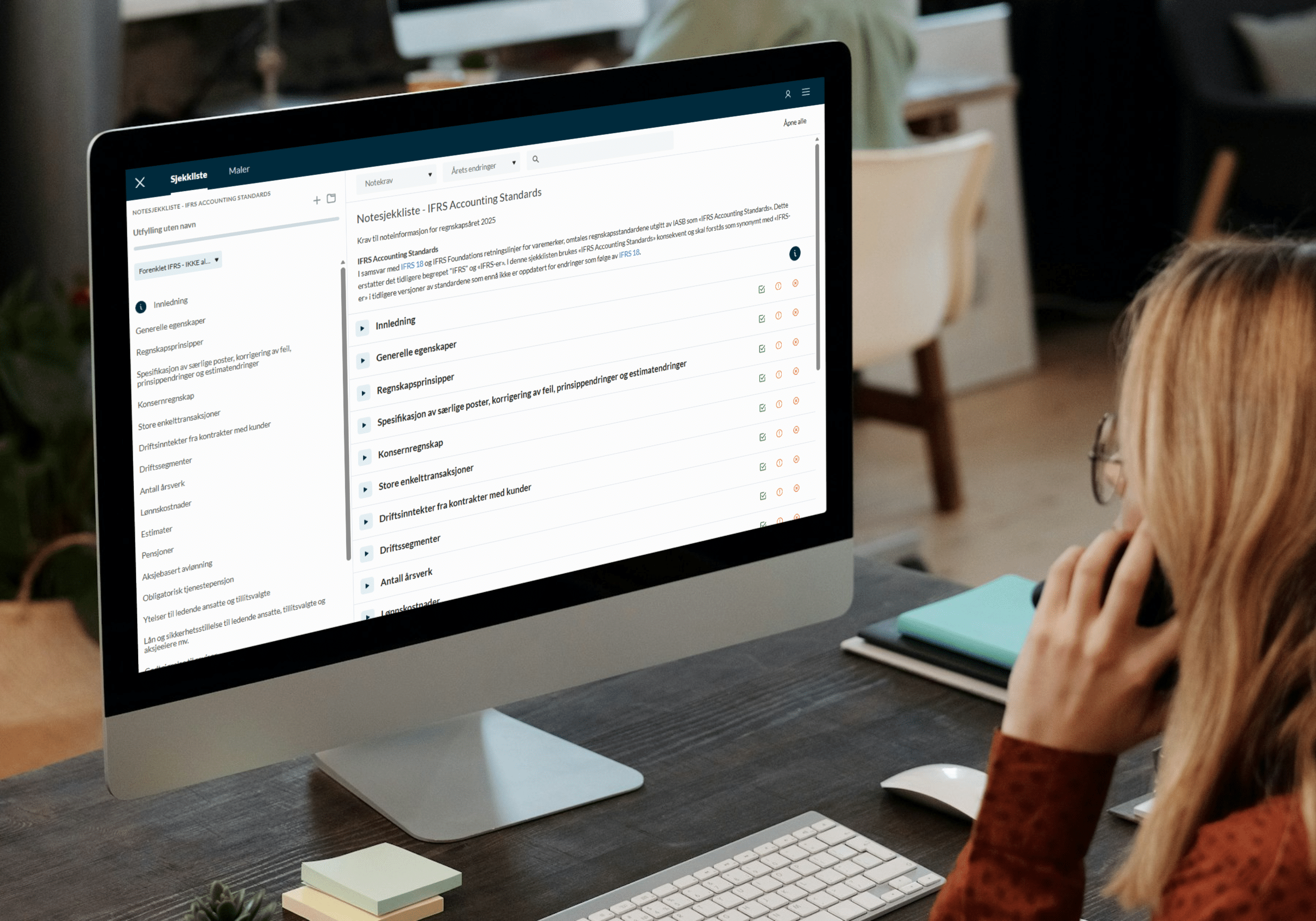 girl infront of a computer